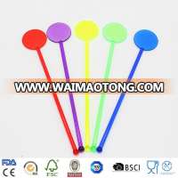 Factory Wholesale Solid color plastic swizzle stirrer