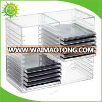 Wholesale Clear Household Used Deco Organizer Acrylic CD and DVD Holder